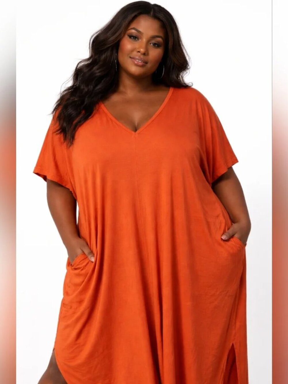 NWT AVA & VIV NICE CAFTAN DRESS